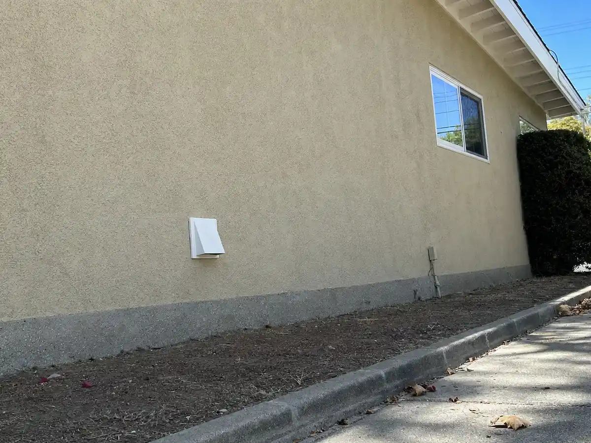 Clear dryer vent hood back in service — completed job in Campbell, CA